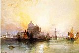 Thomas Moran Canvas Paintings - A View of Venice